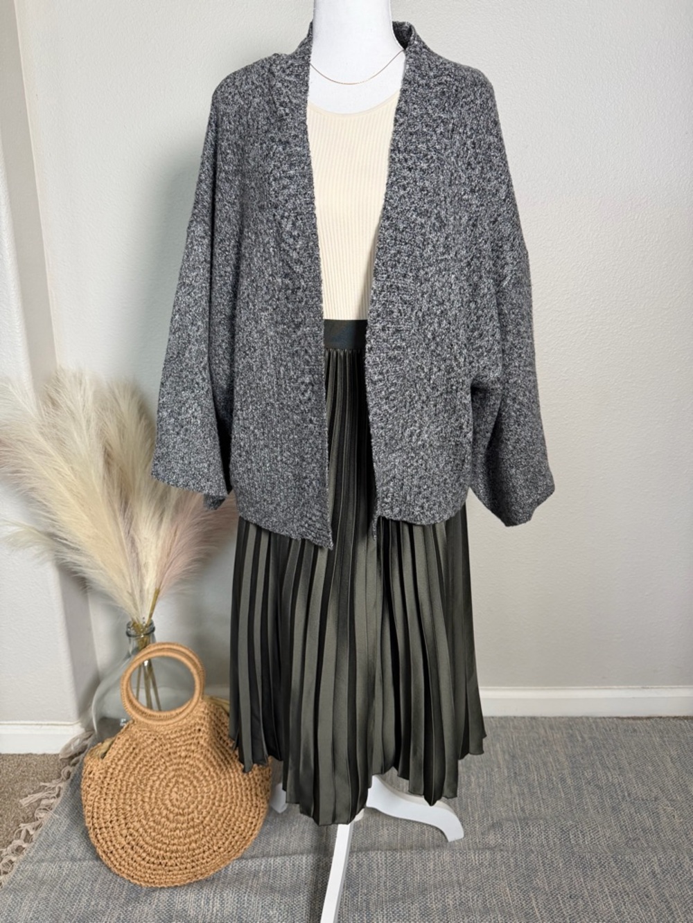 Olivaceous Kimono Wrap Cardigan - Picture 12 of 12